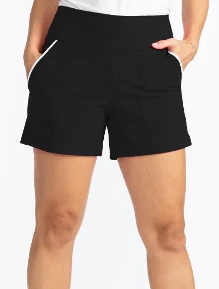 Carry My Cargo Golf Shorts - Black/White