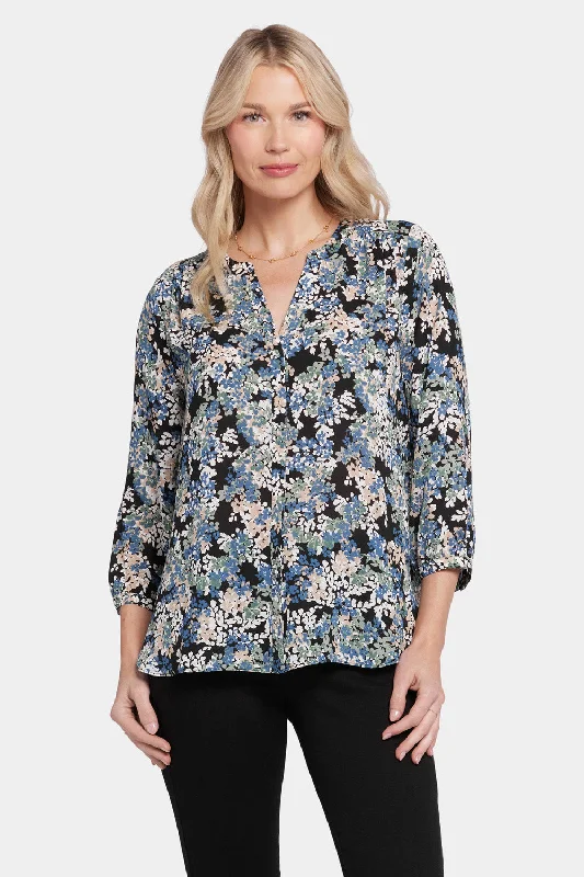 Pintuck Blouse - Livadia