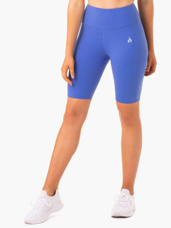 Staples Scrunch Bum Bike Shorts - Iris Blue