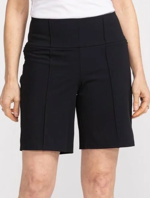 Tailored and Trim Golf Shorts - Black