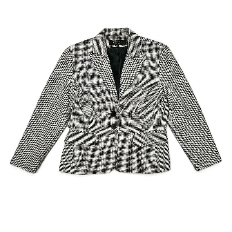 Black & White Blazer By Larry Levine, Size: M