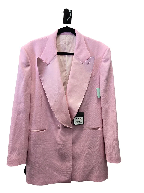 Pink Blazer Luxury Designer St. John, Size 12