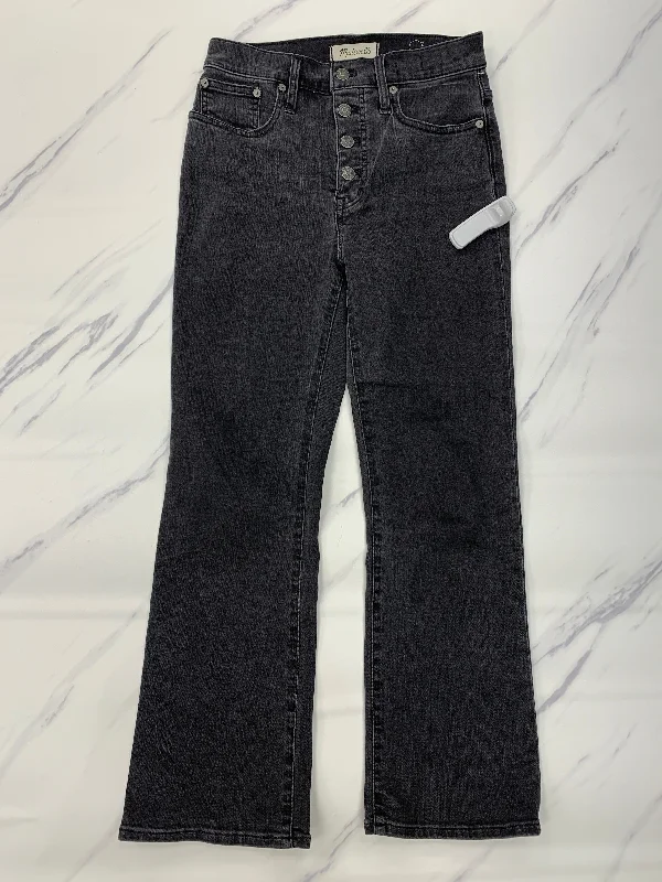 Jeans Cropped By Madewell In Black, Size: 2