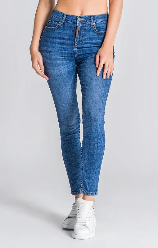 Medium Blue Core Skinny Jeans