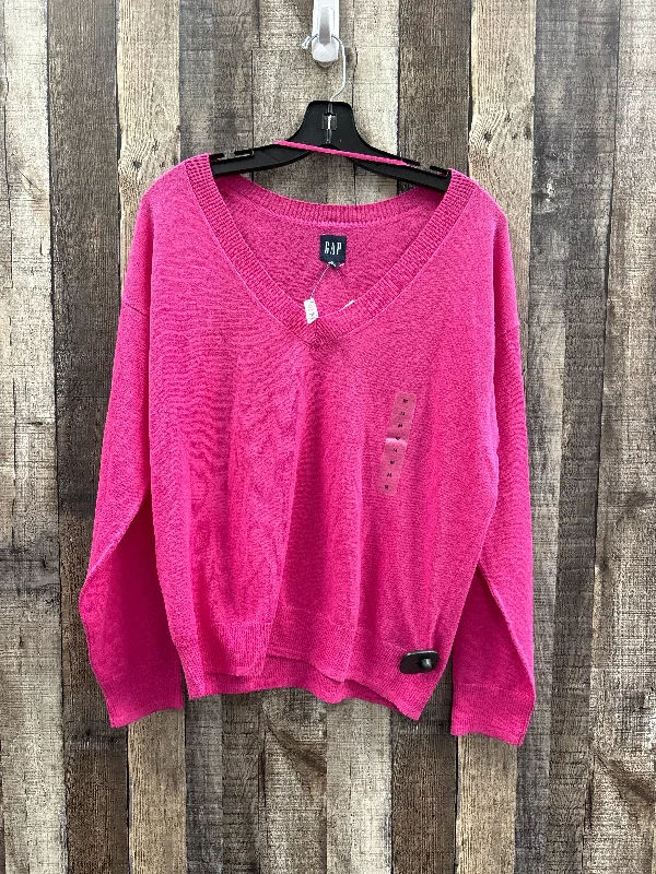 Top Long Sleeve By Gap In Pink, Size: M