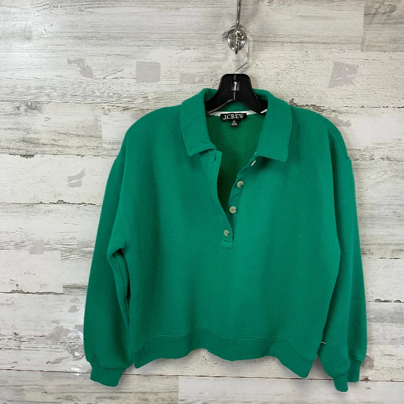 Top Long Sleeve By J. Crew In Green, Size: Xs