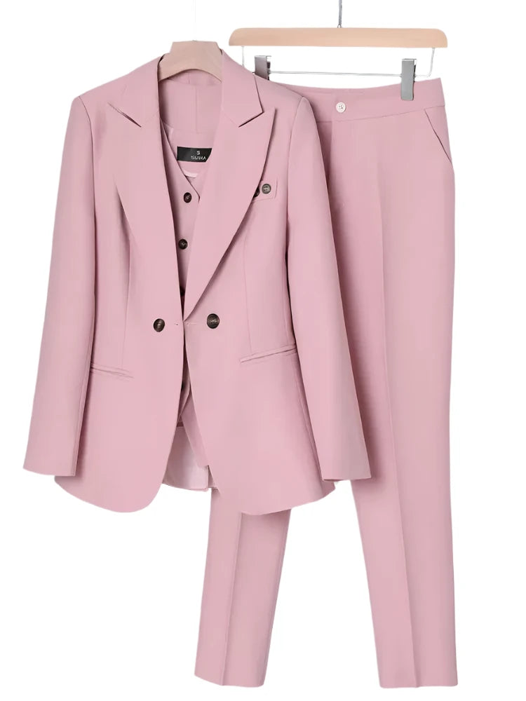 3-Piece Set Women Pant Suit,  Formal Pantsuit