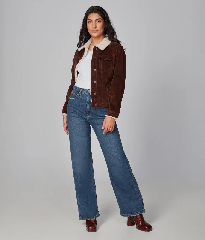 GABRIELLA-SCB Corduroy Sherpa Jacket