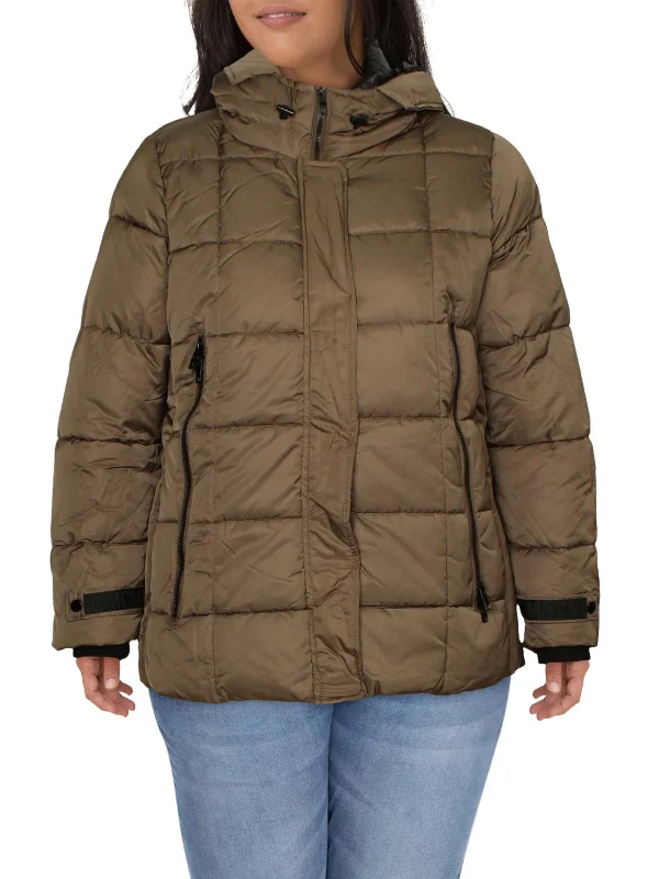 Womens Puffer Lightweight Quilted Coat