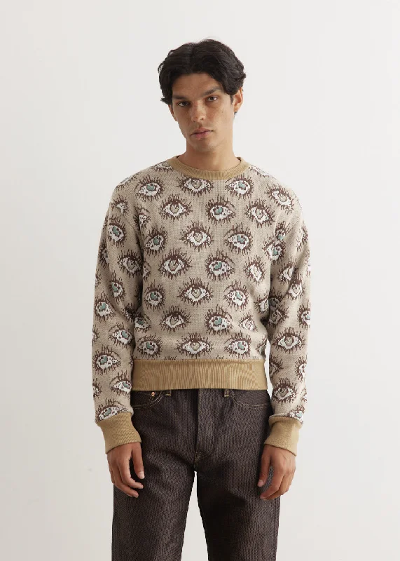 8G Jacuqard Knit SPEAKEASY Vintage Sweater