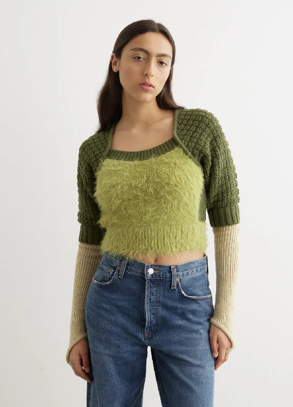 Furry Chunky Knit Top